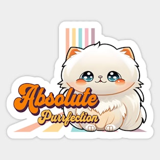 Flame Point Himalayan Cat Absolute Purrfection cute kitty Sticker